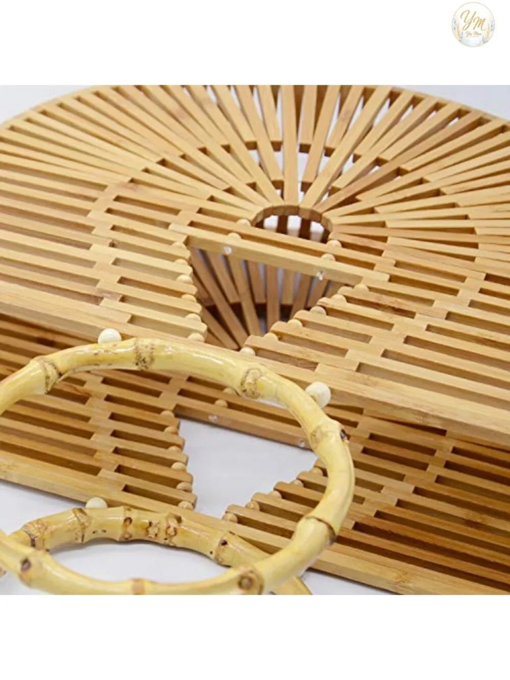 Handmade Bamboo Tote Bag Women Eco-Friendly
